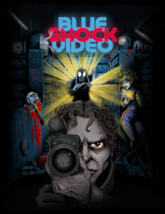 Couverture du jeu de rôle Blue Shock Video - Laetita Combe